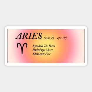 Aries Sticker